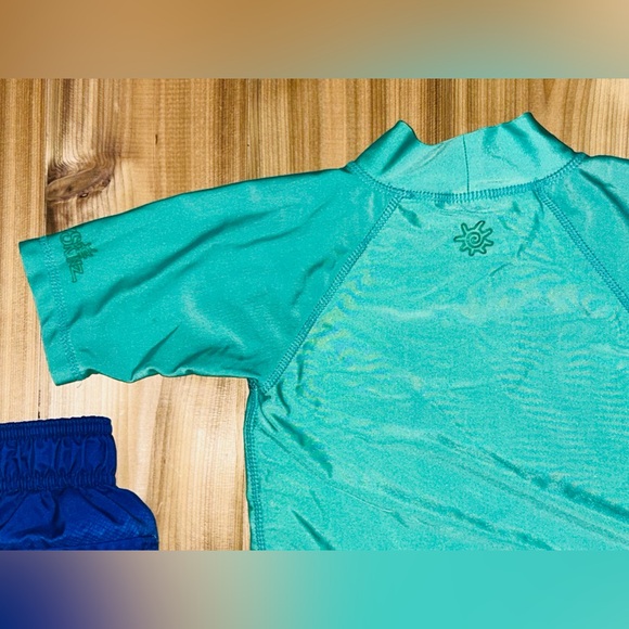 UV SKINZ Toddler Boy Swim Set w/ Hat size 5 & Extra pair of Zero X Sz 5/6 Trunks - Picture 11 of 14